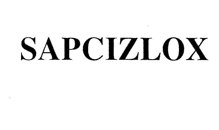 Mẫu nhãn hiệu SAPCIZLOX