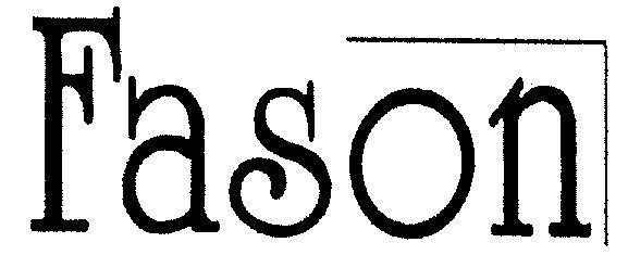 Mẫu nhãn hiệu FASON
