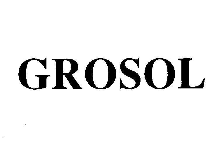 Mẫu nhãn hiệu GROSOL