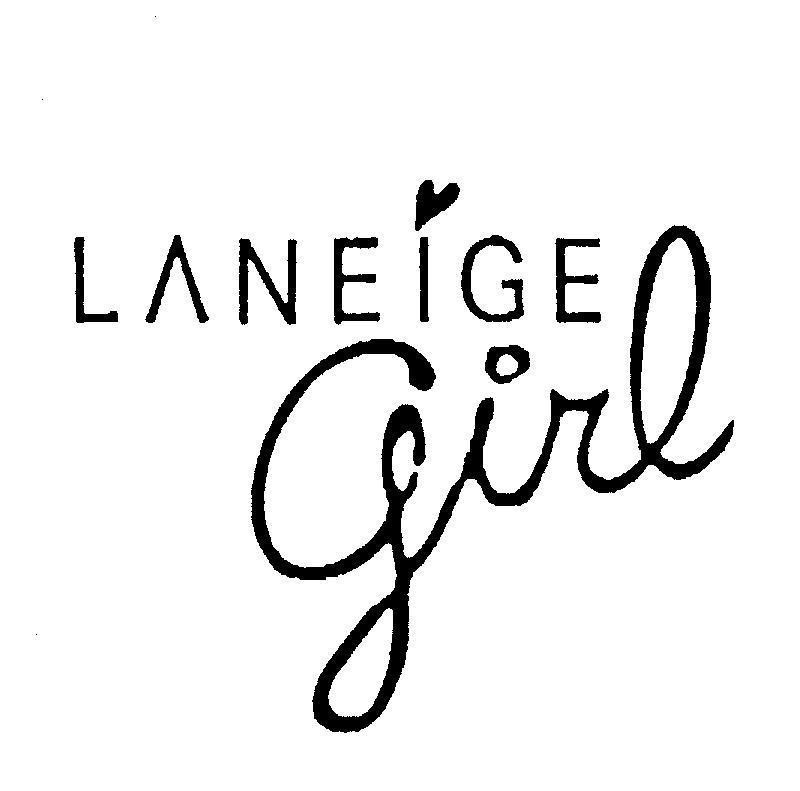 Mẫu nhãn hiệu LANEIGE GIRL