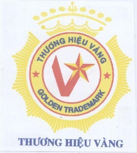 Mẫu nhãn hiệu V THUONG HIEU VANG GOLDEN TRADEMARK THUONG HIEU VANG