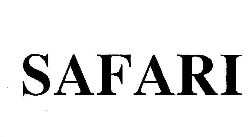 Mẫu nhãn hiệu SAFARI