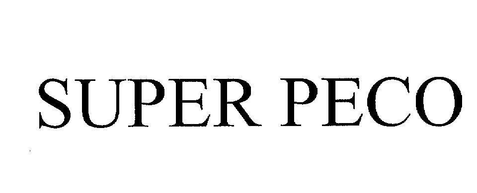 Mẫu nhãn hiệu SUPER PECO