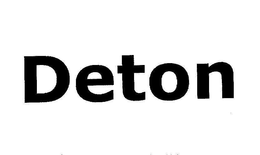 Mẫu nhãn hiệu DETON