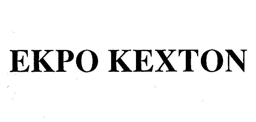Mẫu nhãn hiệu EKPO KEXTON