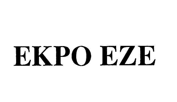 Mẫu nhãn hiệu EKPO EZE
