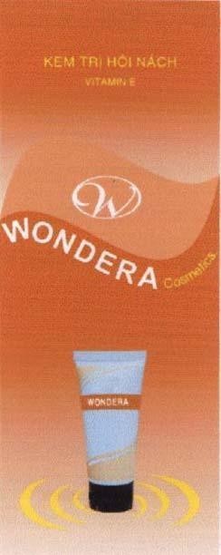 Mẫu nhãn hiệu WONDERA COSMETICS KEM TRị HÔI NáCH VITAMIN E W