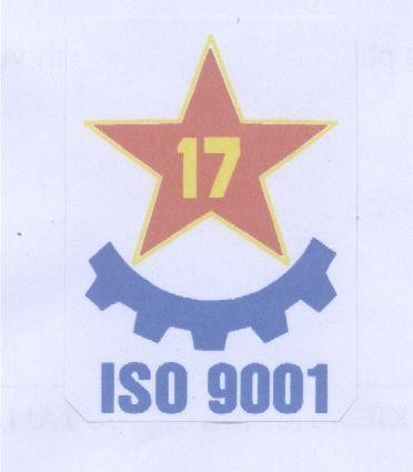 Mẫu nhãn hiệu 17 ISO 9001