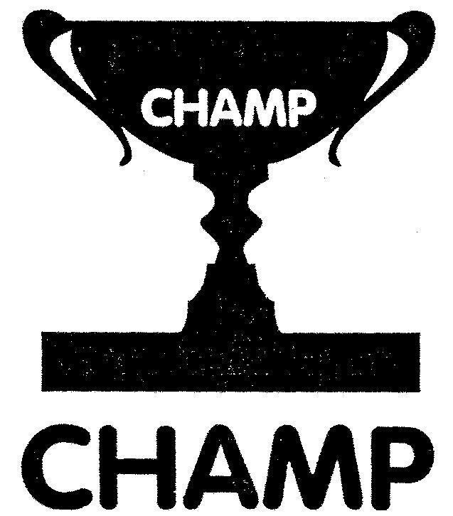 Mẫu nhãn hiệu CHAMP CHAMP