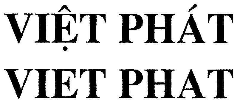 Mẫu nhãn hiệu Việt Phát VIET PHAT
