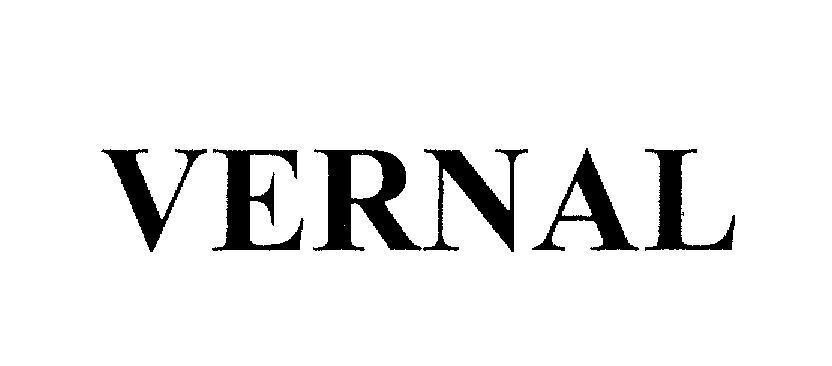 Mẫu nhãn hiệu VERNAL