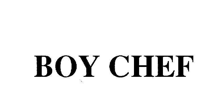 Mẫu nhãn hiệu BOY CHEF