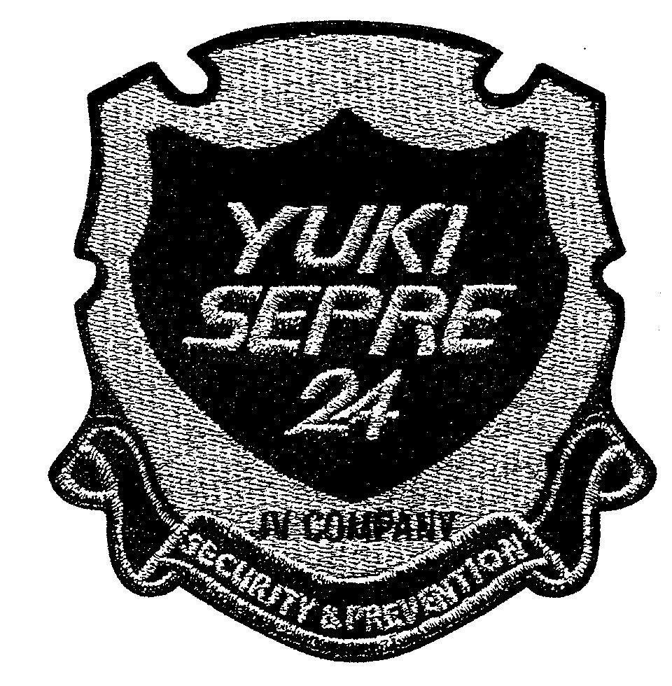 Mẫu nhãn hiệu YUKI SEPRE 24JV COMPANY SECURITY & PREVENTION