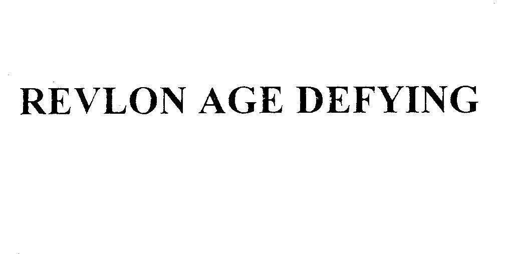 Mẫu nhãn hiệu REVLON AGE DEFYING