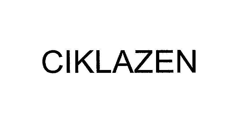 Mẫu nhãn hiệu CIKLAZEN