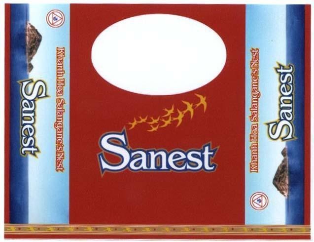 Mẫu nhãn hiệu SANEST KHANH HOA SALANGANE'S NEST