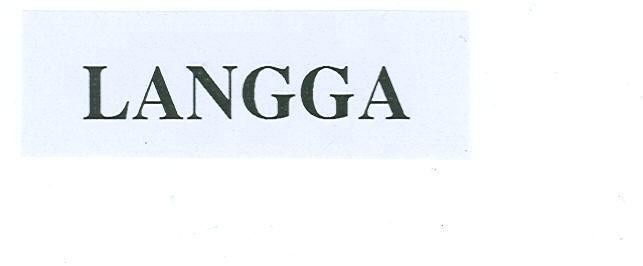 Mẫu nhãn hiệu LANGGA