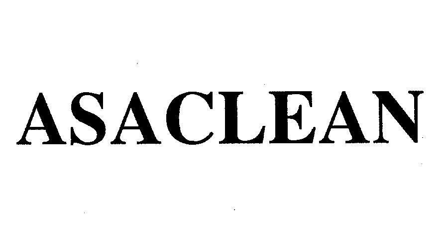 Mẫu nhãn hiệu ASACLEAN