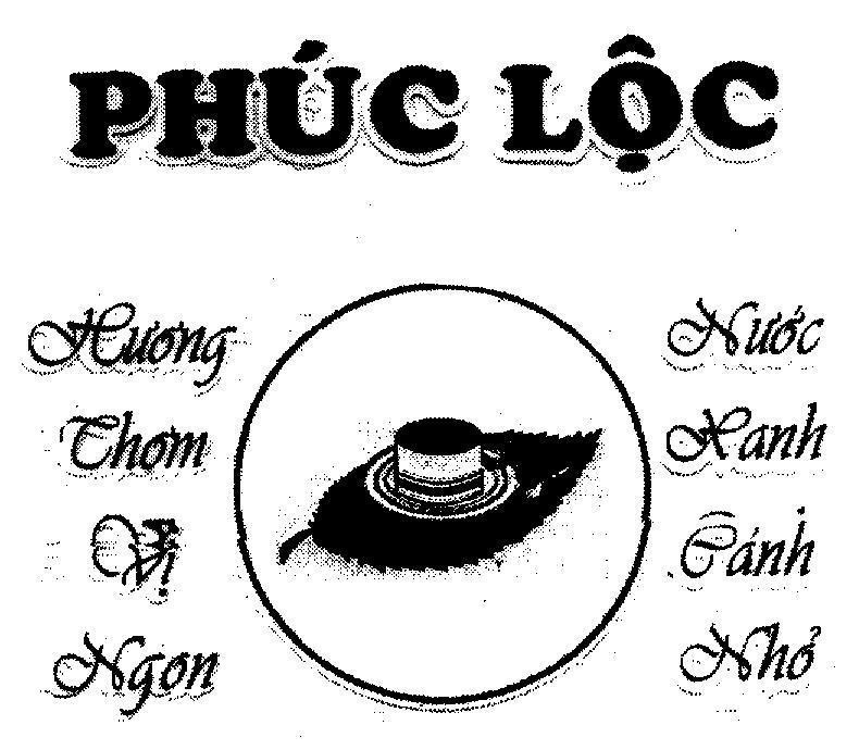 Mẫu nhãn hiệu PHUC LOC HUONG THOM VI NGOT NUOC XANH CANH NHO