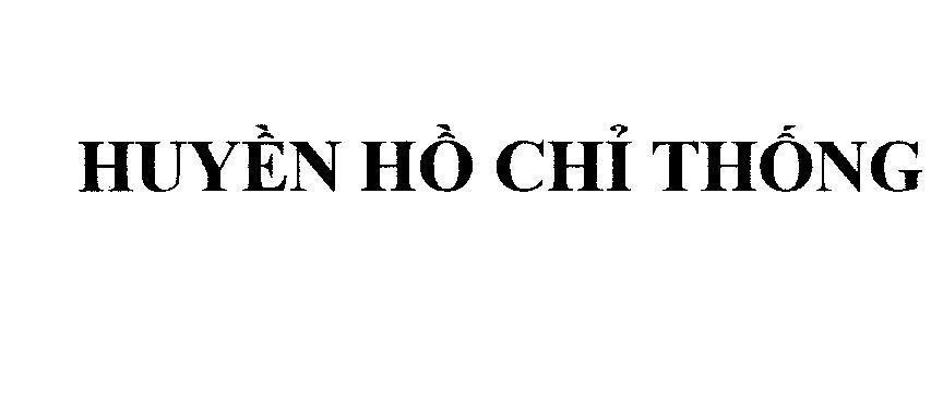 Mẫu nhãn hiệu Huyền Hồ Chỉ Thống