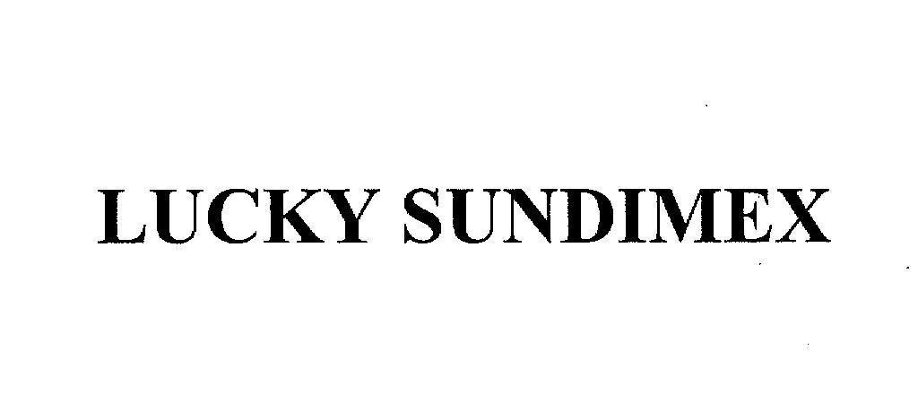 Mẫu nhãn hiệu LUCKY SUNDIMEX
