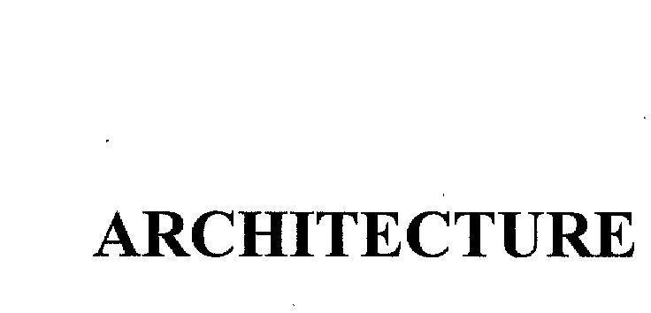 Mẫu nhãn hiệu ARCHITECTURE