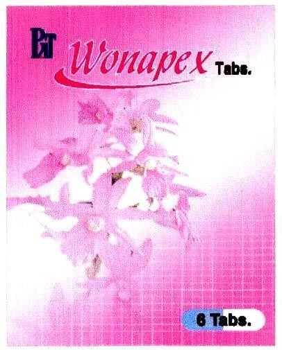 Mẫu nhãn hiệu PAT WONAPEX TABS
