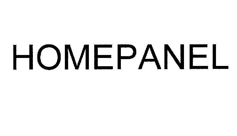 Mẫu nhãn hiệu HOMEPANEL