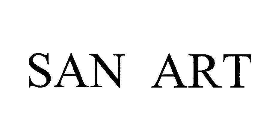 Mẫu nhãn hiệu SAN ART