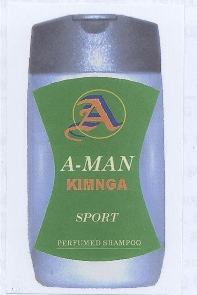 Mẫu nhãn hiệu A A-MAN KIM NGA SPORT PERFUMED SHAMPOO