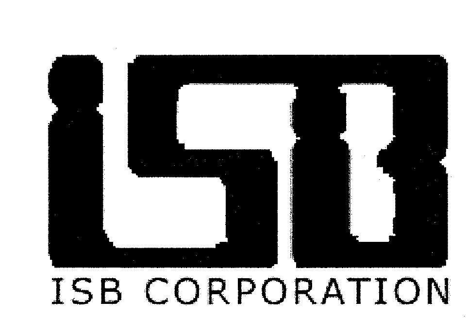 Mẫu nhãn hiệu ISB ISB CORPORATION