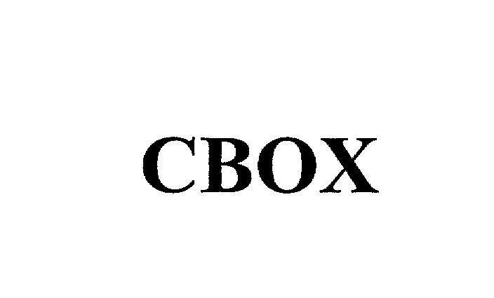 Mẫu nhãn hiệu CBOX