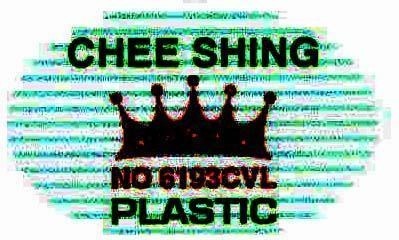 Mẫu nhãn hiệu CHEE SHING NO 6193CVL PLASTIC