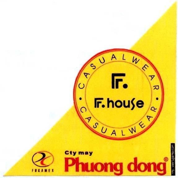 Mẫu nhãn hiệu F HOUSE CASUALWEAR CTY MAY PHUONG DONG FUGAMEX