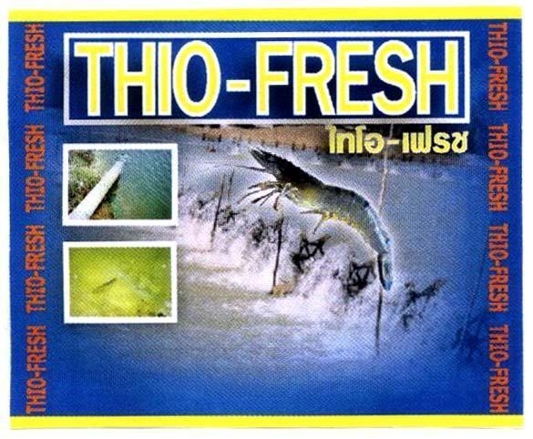Mẫu nhãn hiệu THIO-FRESH thi-ô fờ res