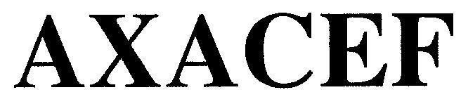 Mẫu nhãn hiệu AXACEF
