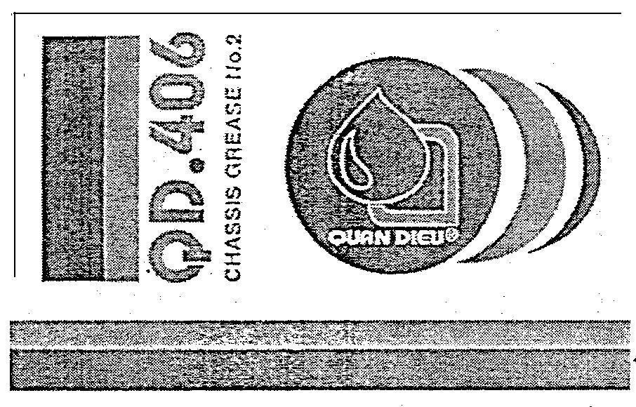 Mẫu nhãn hiệu QD 406 CHASSIS GREASE QUAN DIEU