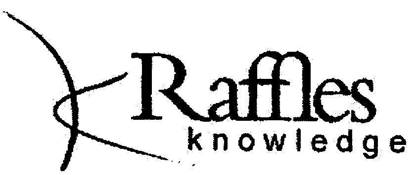 Mẫu nhãn hiệu K RAFFLES KNOWLEDGE
