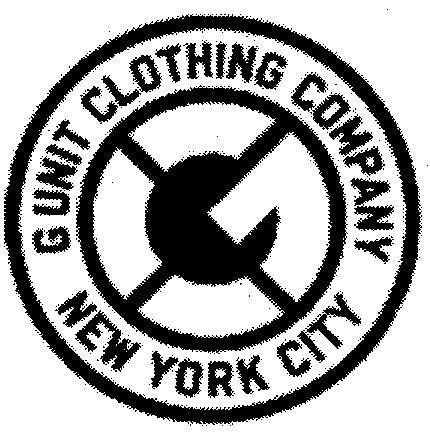 Mẫu nhãn hiệu G G UNIT CLOTHING COMPANY NEW YORK CITY
