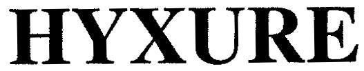 Mẫu nhãn hiệu HYXURE