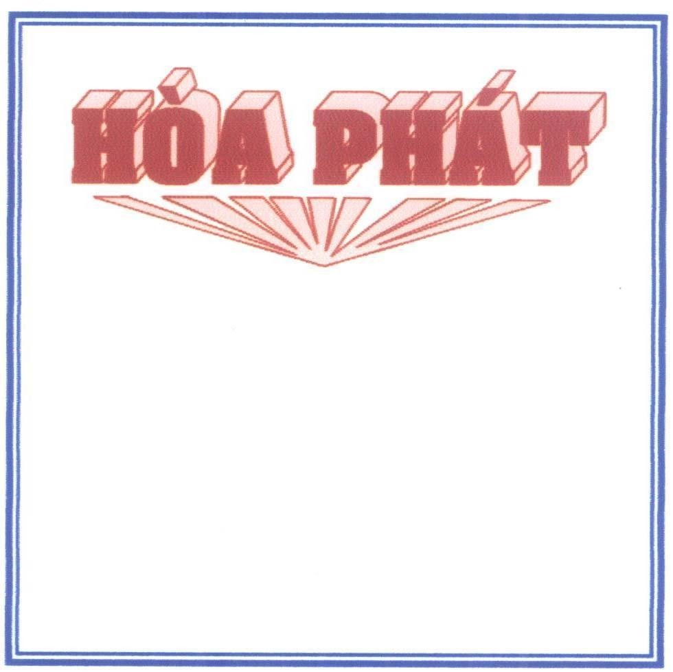 Mẫu nhãn hiệu Hoà Phát