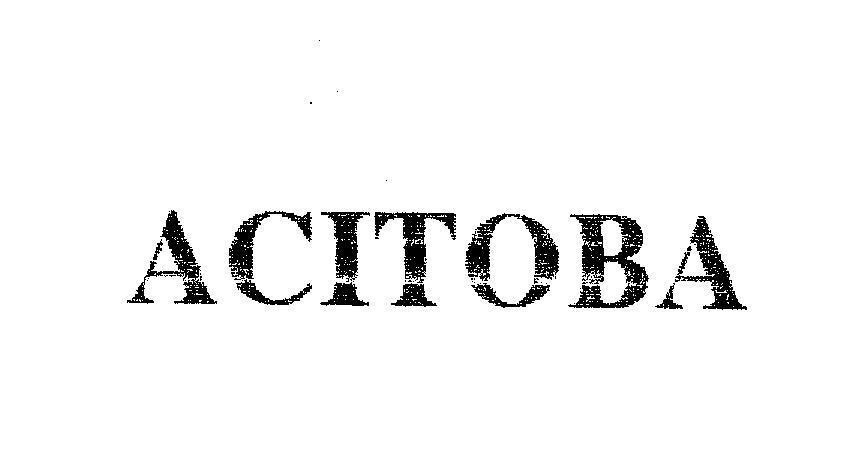 Mẫu nhãn hiệu ACITOBA
