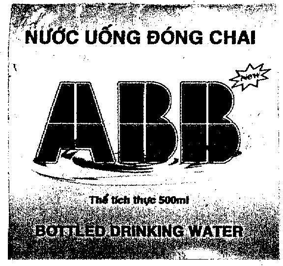 Mẫu nhãn hiệu NUOC UONG ĐONG CHAI ABB BOTTLED DRINKING WATER