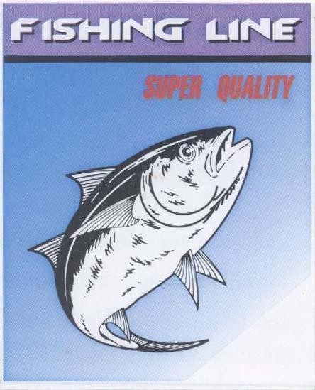 Mẫu nhãn hiệu FISHING LINE SUPER QUALITY