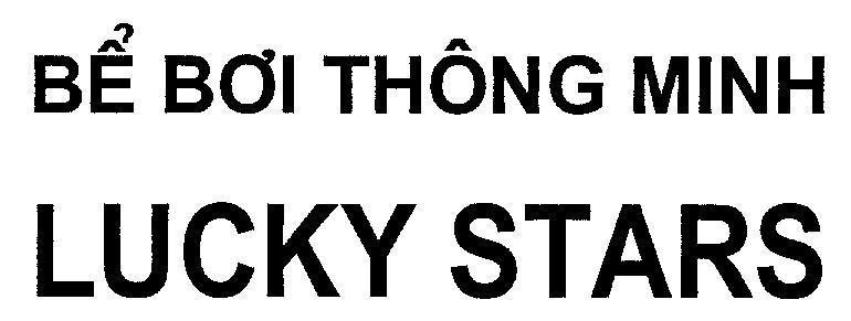 Mẫu nhãn hiệu bể bơi thông minh LUCKY STARS