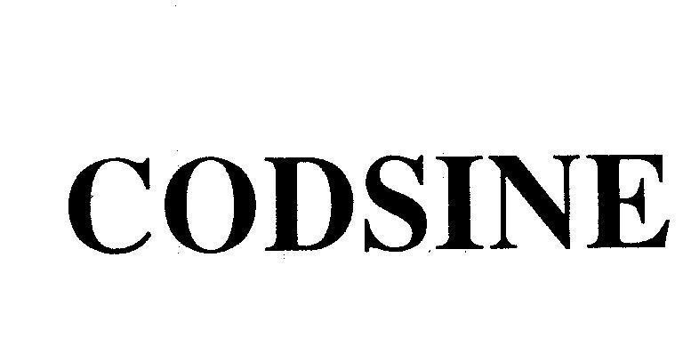 Mẫu nhãn hiệu CODSINE