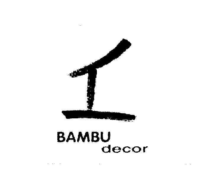Mẫu nhãn hiệu BAMBU DECOR