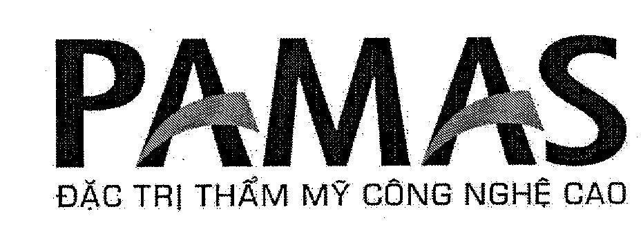 Mẫu nhãn hiệu PAMAS ĐặC TRị THẩM Mỹ CÔNG NGHệ CAO