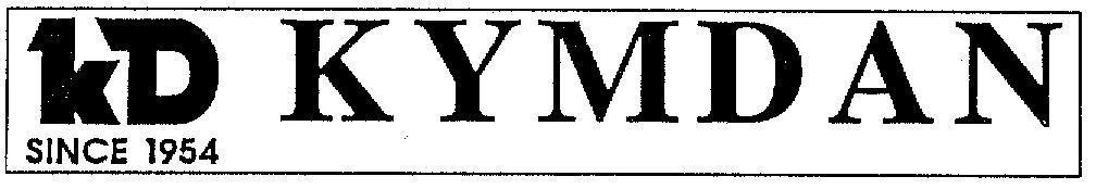 Mẫu nhãn hiệu KD SINCE 1954 KYMDAN