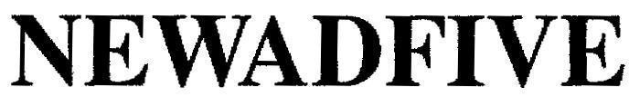 Mẫu nhãn hiệu NEWADFIVE